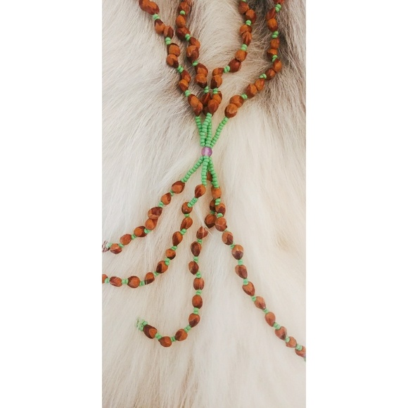 Handmade Cherokee Juniper Seed Necklace - Picture 4 of 4